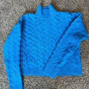 Pink Rose crop sweater